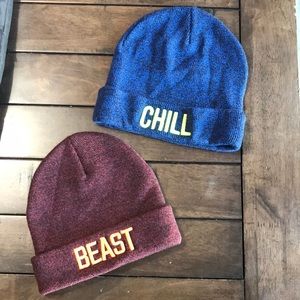 Two new S-M beanies